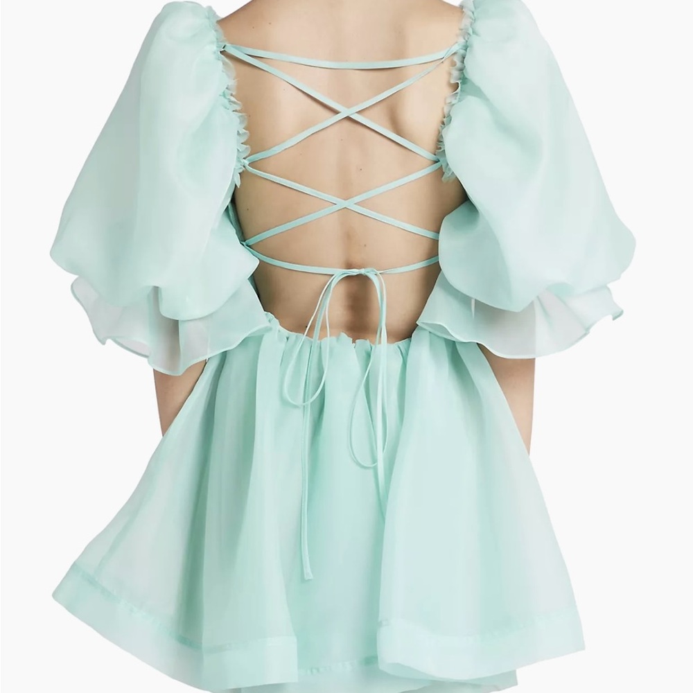 Aje Mint Green Dress with - Picture 4 of 7